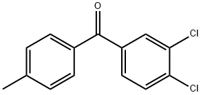 3,4-DICHLORO-4'-METHYLBENZOPHENONE 结构式