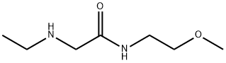 2-ETHYLAMINO-N-(2-METHOXY-ETHYL)-ACETAMIDE 结构式