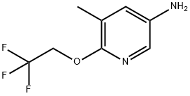 5-甲基-6-(2,2,2-三氟乙氧基)吡啶-3-胺 结构式