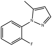 1 - (2 -氟苯基)- 5 -甲基- 1H -吡唑 结构式