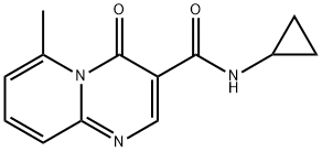 N-cyclopropyl-2-methyl-10-oxo-1,7-diazabicyclo[4.4.0]deca-2,4,6,8-tetr aene-9-carboxamide 结构式