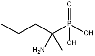 (1-氨基-1-甲基丁基)磷酸水合物 结构式