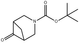 3-BOC-3-氮杂双环[3.1.1]庚烷-6-酮 结构式