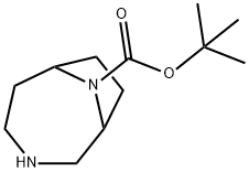 3,9-二氮杂双环[4.2.1]壬烷-9-羧酸叔丁酯 结构式