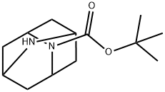 2,6-Diazatricyclo[3.3.1.13,7]decane-2-carboxylic acid, 1,1-diMethylethyl ester 结构式