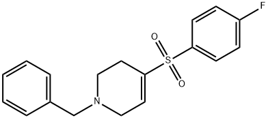 1-benzyl-4-(4-fluorophenylsulfonyl)-1,2,3,6-tetrahydropyridine 结构式