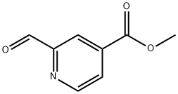 2-甲酰基-4-甲氧羰基吡啶 结构式