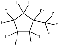 1-溴八氟-1-(三氟甲基)环戊烷 结构式