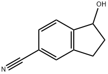 5-氰基-1-茚醇 结构式