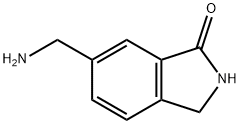 6-(氨基甲基)异吲哚啉-1-酮 结构式