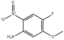 4-FLUORO-5-METHOXY-2-NITROANILINE 结构式