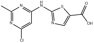 2-((6-氯-2-甲基吡啶-4-基)氨基)噻唑-5-甲酸 结构式