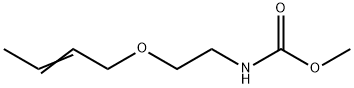 Carbamic  acid,  [2-(2-butenyloxy)ethyl]-,  methyl  ester  (9CI) 结构式