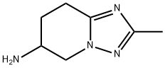 2-甲基-5H,6H,7H,8H-[1,2,4]三唑并[1,5-A]吡啶-6-胺 结构式