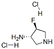 REL-(3R,4R)-4-氟吡咯烷-3-胺二盐酸盐 结构式