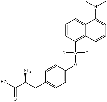O-DANSYL-L-TYROSINE FREE ACID 结构式