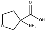 3-氨基四氢呋喃-3-羧酸 结构式