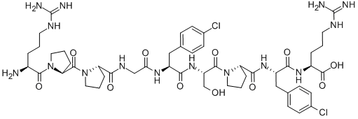 (P-CHLORO-PHE5,8)-BRADYKININ