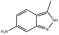 3-甲基-2H-吲唑-6-胺 结构式