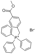 (4-甲氧基羰基苄基)三苯基溴化膦 结构式