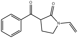 3-Benzoyl-N-vinylpyrrolidin-2-one 结构式