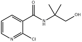 2-Chloro-N-(2-hydroxy-1,1-dimethylethyl)-nicotinamide 结构式