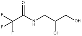 N-(2,3-Dihydroxypropyl)-2,2,2-trifluoroacetamide 结构式