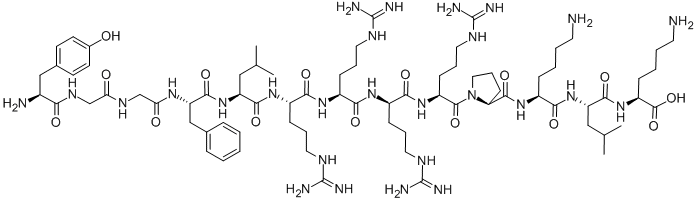 (D-ARG8)-DYNORPHIN A (1-13) 结构式