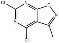 4,6-二氯-3-甲基异恶唑并[5,4-D]嘧啶 结构式