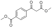 (4-甲氧基)羰基苯甲酰甲酸甲酯 结构式