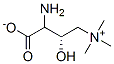 (S)-氨基酸肉碱 结构式