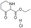 3-氧代哌啶-2-甲酸乙酯盐酸盐 结构式