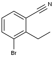 3-溴-2-乙基苄腈 结构式