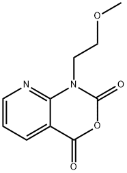 1-(2-methoxyethyl)-1H-pyrido[2,3-d][1,3]oxazine-2,4-dione 结构式