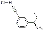 (R)-3-(1-氨基丙基)苯基腈盐酸盐 结构式