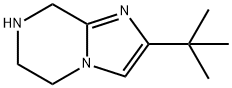 IMidazo[1,2-a]pyrazine, 2-(1,1-diMethylethyl)-5,6,7,8-tetrahydro- 结构式