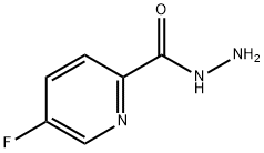 5-氟吡啶-2-甲酰肼 结构式