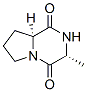 Pyrrolo[1,2-a]pyrazine-1,4-dione, hexahydro-3-methyl-, cis- (9CI) 结构式