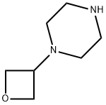 1-(3-氧杂环丁基)哌嗪 结构式