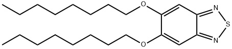 5,6-双(辛氧基)-2,1,3-苯并噻二唑 结构式