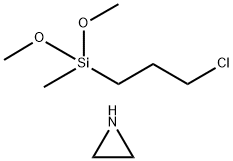 二甲氧基甲硅烷基甲基丙基改性(聚乙烯亚胺),50% 异丙醇溶液 结构式