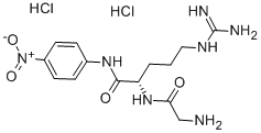 GLY-ARG-4-NA;GR-PNAGR; P-NITROANILIDE 结构式