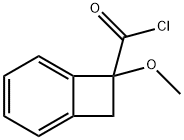 Bicyclo[4.2.0]octa-1,3,5-triene-7-carbonyl chloride, 7-methoxy- (9CI) 结构式