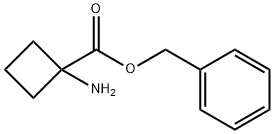 Cyclobutanecarboxylic acid, 1-amino-, phenylmethyl ester (9CI) 结构式