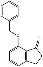 7-苄氧基-1-茚酮 结构式