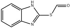 Methanethioic acid, S-1H-benzimidazol-2-yl ester (9CI) 结构式