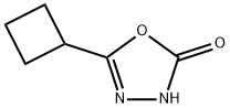 5-环丁基-1,3,4-恶二唑-2-醇 结构式