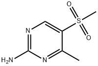 4-甲基-5-(甲基磺酰基)嘧啶-2-胺 结构式