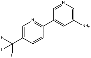 5-(三氟甲基)-[2,3'-联吡啶]-5'-胺 结构式