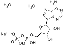 二磷酸腺苷钠盐(试剂) 结构式